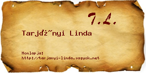 Tarjányi Linda névjegykártya